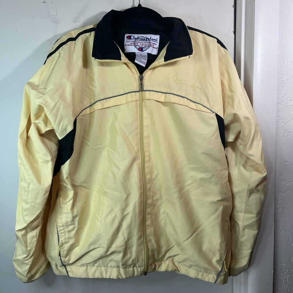 Champion Women’s Yellow and Black Windbreaker